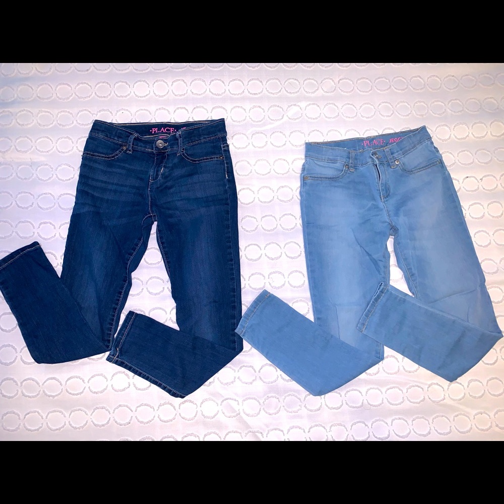 2 pair Children Place Jegging perfect condition.